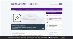 Desktop Screenshot of incassomachtigen.nl